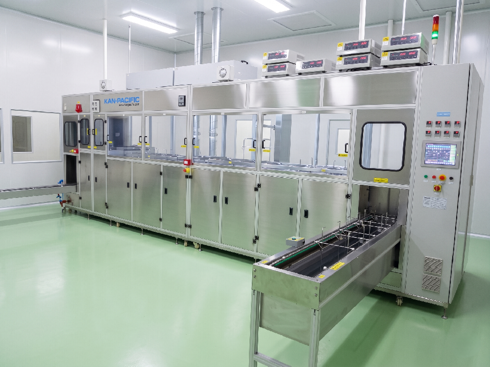 Optical Ultrasonic Cleaning and IPA Drying System